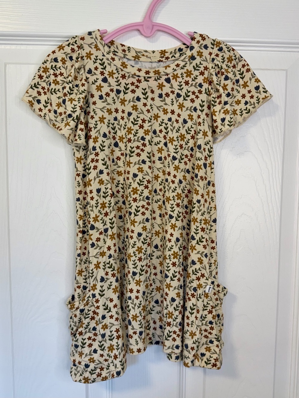 Brave Little Ones Floral Bamboo Dress 12–18M Pocket